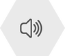 Small icon of a speaker with sound waves coming out of it